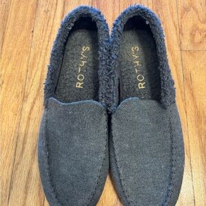 Rothy's Dark Charcoal Gray Slip-Ons